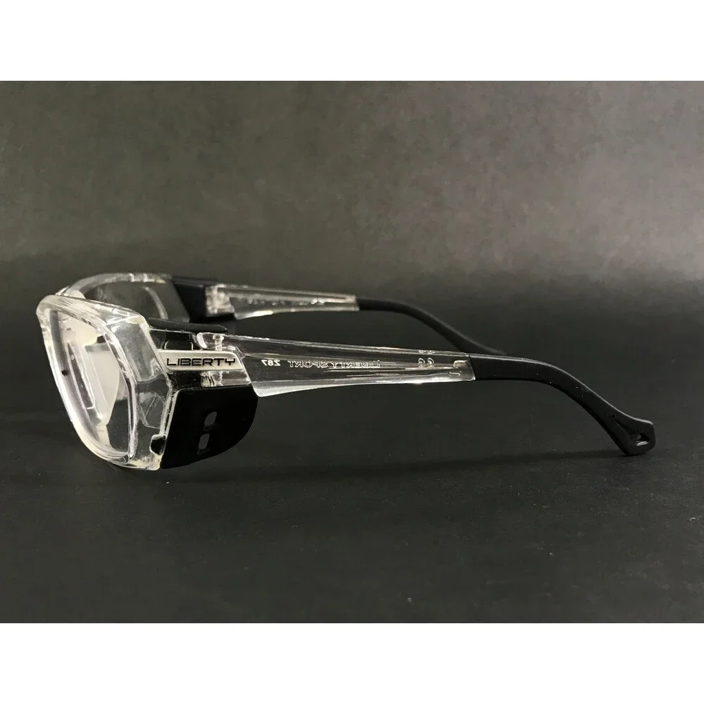 Rec Specs Athletic Goggle Frames PANTON #100 Clear Black Full Rim Z87 60-21-125